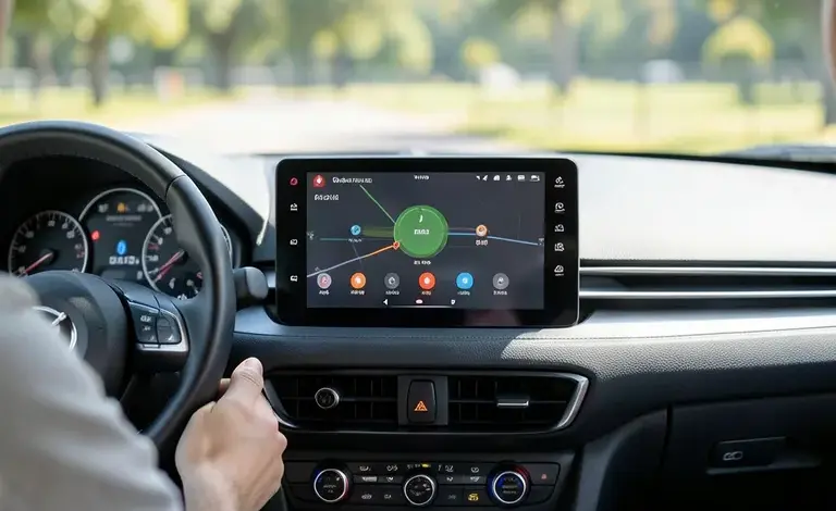 Jak správně připojit android auto k vozidlům mazda cx-3 - ilustrační foto