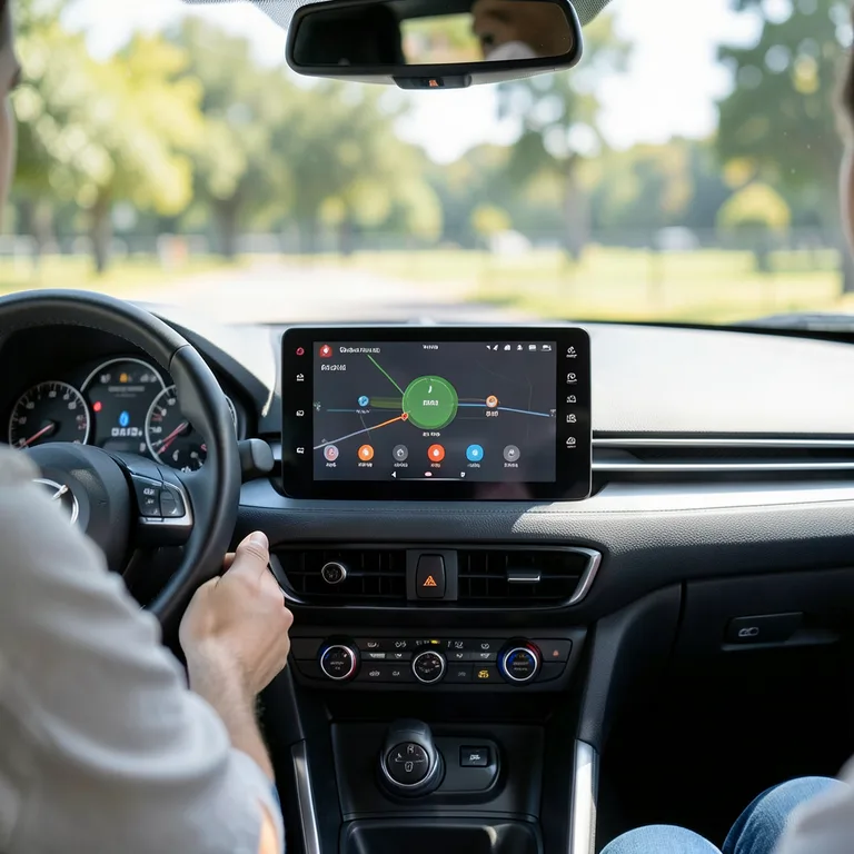 Jak správně připojit android auto k vozidlům mazda cx-3 - ilustrační foto