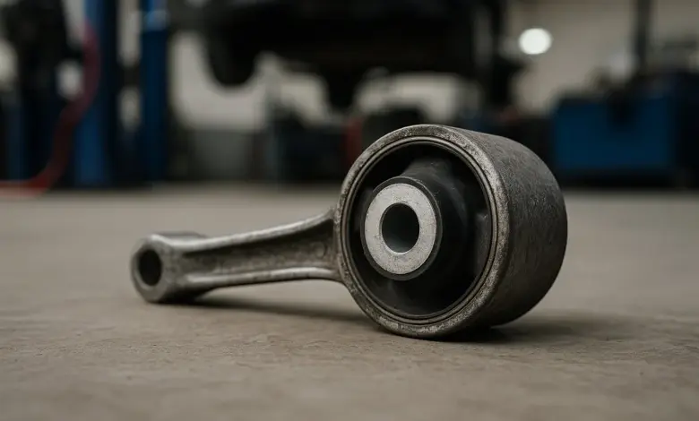 Damaged silent block bushing