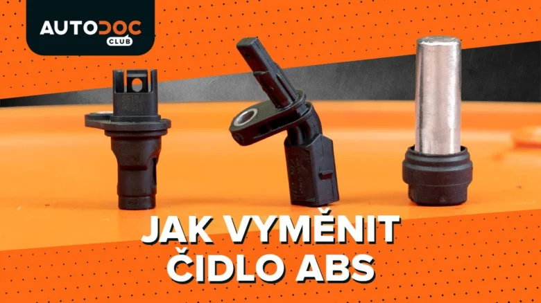 Tři typy senzorů ABS pro výměnu nebo kontrolu multimetrem.