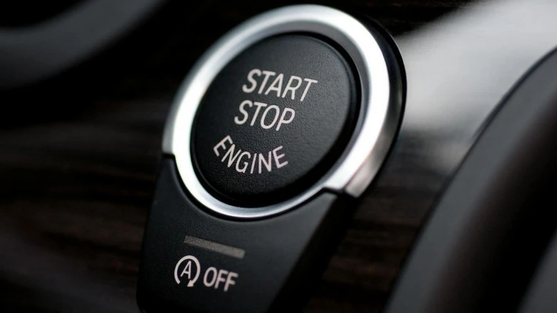 Start stop engine button