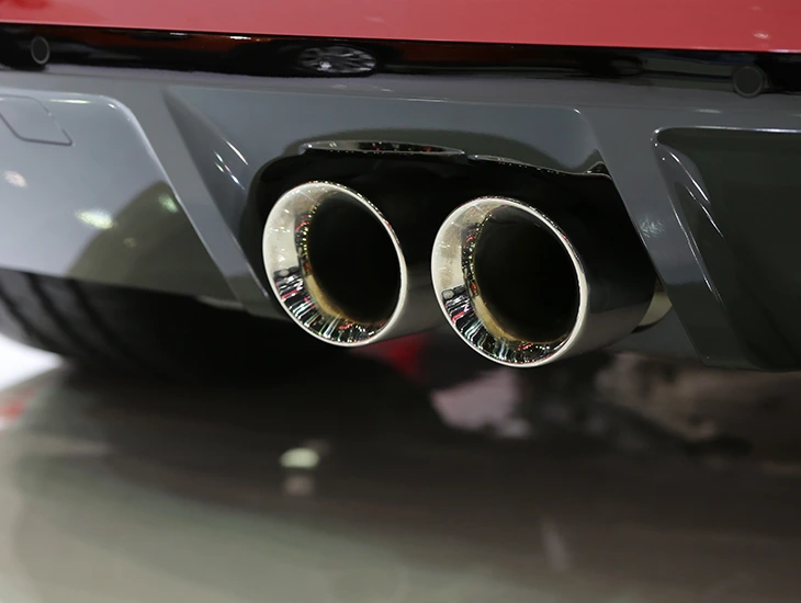 Car exhaust pipes